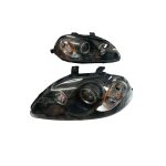 Ópticos LED Honda Civic 96-98 fondo negro