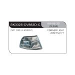 Focos esquineros Honda Civic 88-89 3P euro transparente