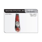 Focos traseros Fiat Punto años 93-99 fondo negro
