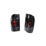 Focos traseros Toyota Hilux 98-03 fondo negro