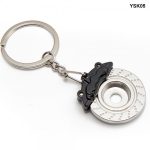 Llavero deportivo freno caliper metálico color negro