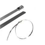 Set de 10 Abrazaderas Largas Acero Inoxidable 4.6mm X 300mm - Imagen 2