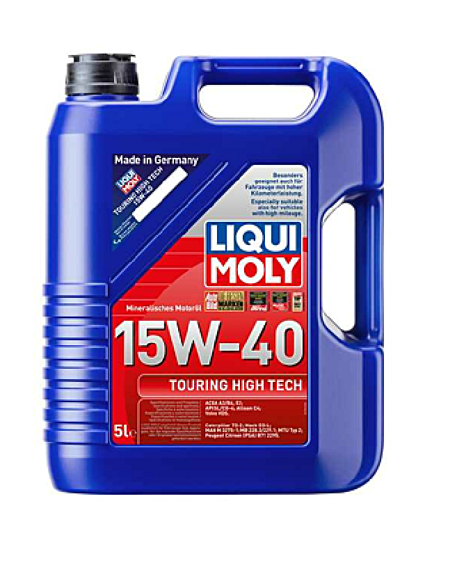 asd-8.png Aceite Lubricante Liqui Moly Touring High Tech 15W-40, 5 Litros - Imagen 1