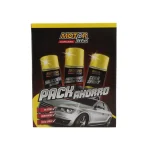 Tripack Silicona, Cera 450cc Mas Renovador de Neumáticos 650cc MOTORLIFE - Imagen 4