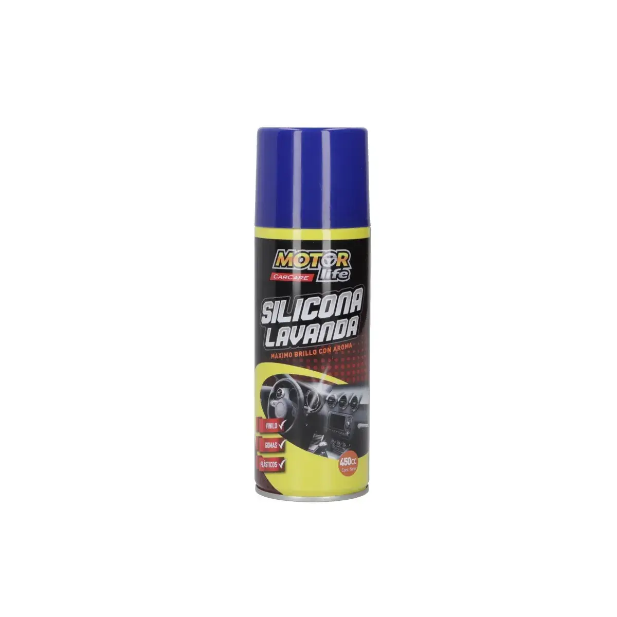 medias-120887-1-1634814513.webp Silicona En Spray Con Aroma Lavanda 450cc MOTORLIFE - Imagen 1