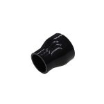 Reducción de silicona 2.5″ a 1.75″ color negro