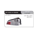 Focos LED Peugeot 106 96-03 fondo cromado