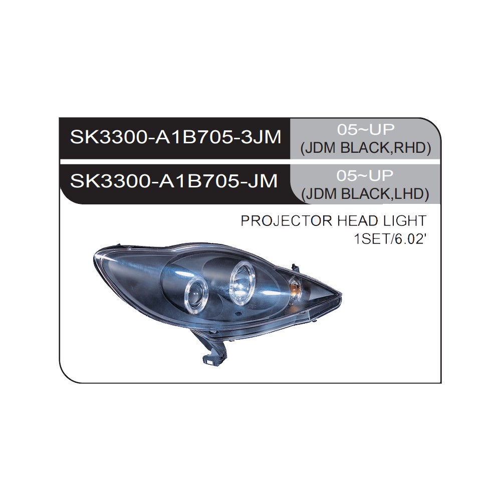 sk3300-a1b705-jm-p107-05up-negro-led.jpg Ópticos LED Peugeot 107 05-14 fondo negro - Imagen 1